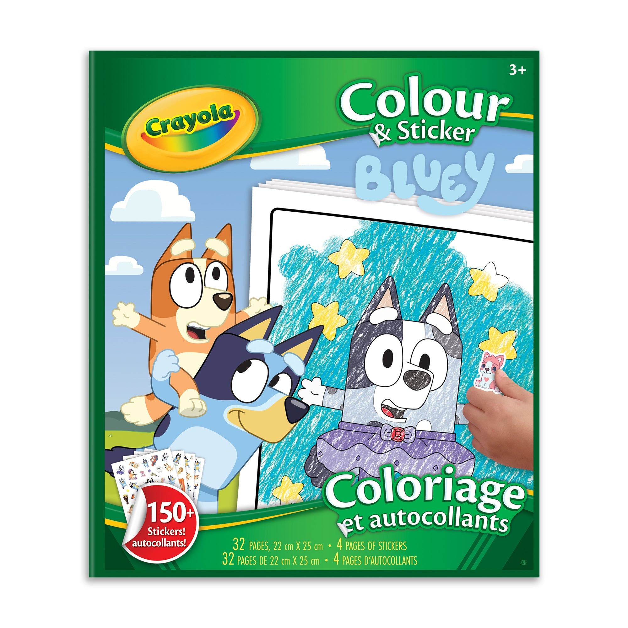 Crayola Bluey Colour & Sticker Book Toytown – Toytown Toronto