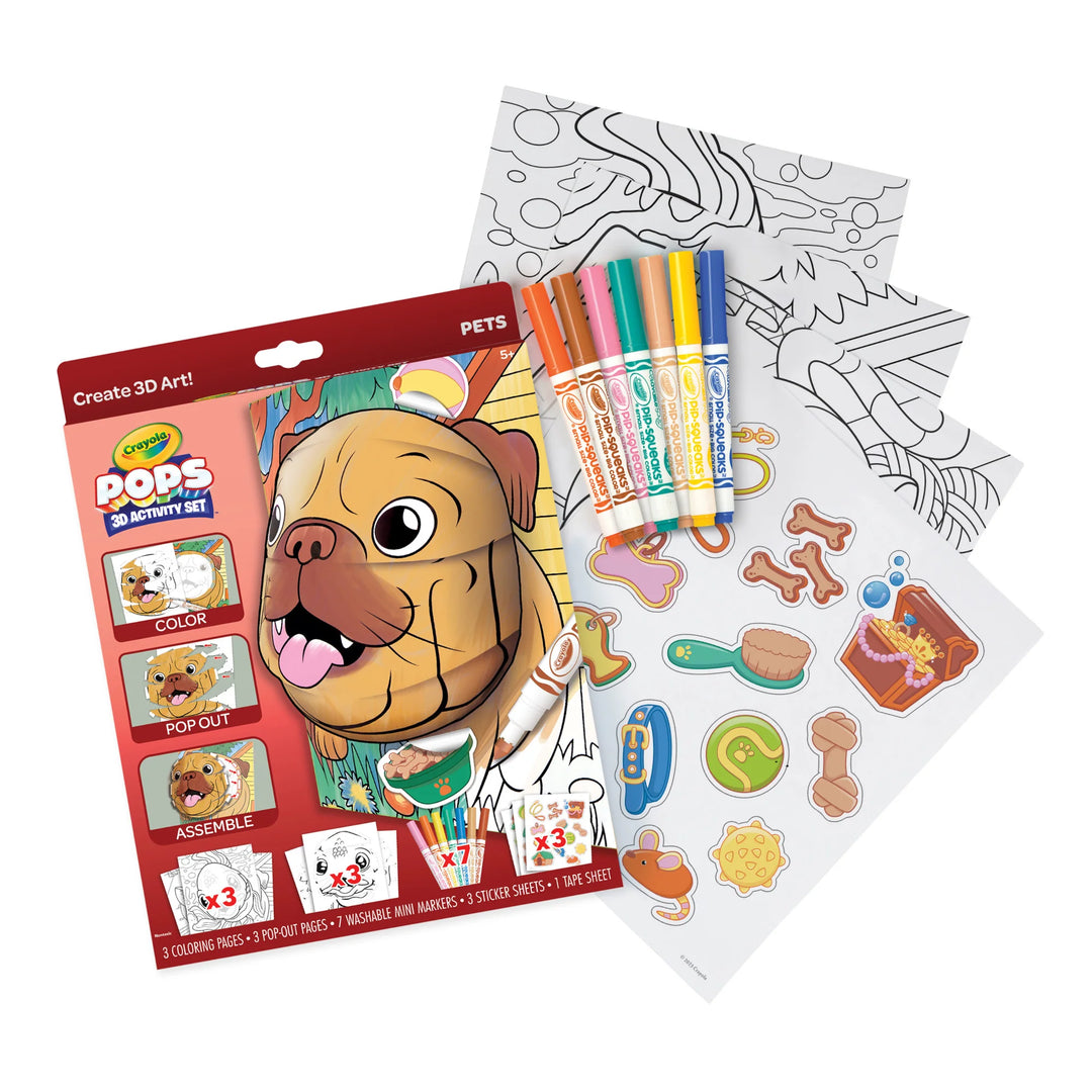 Crayola Pops Activity Set - Pets