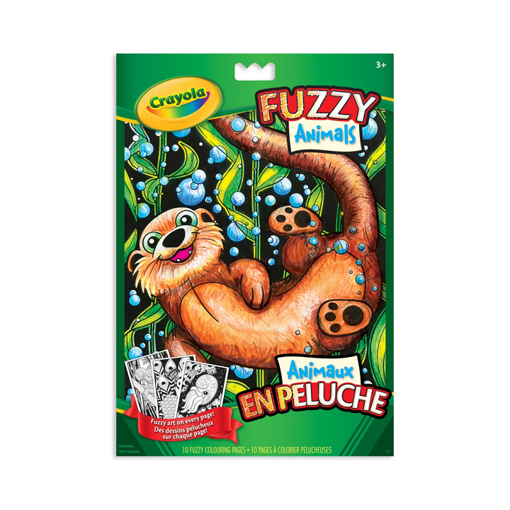 Crayola Fuzzy Animals Colouring Book