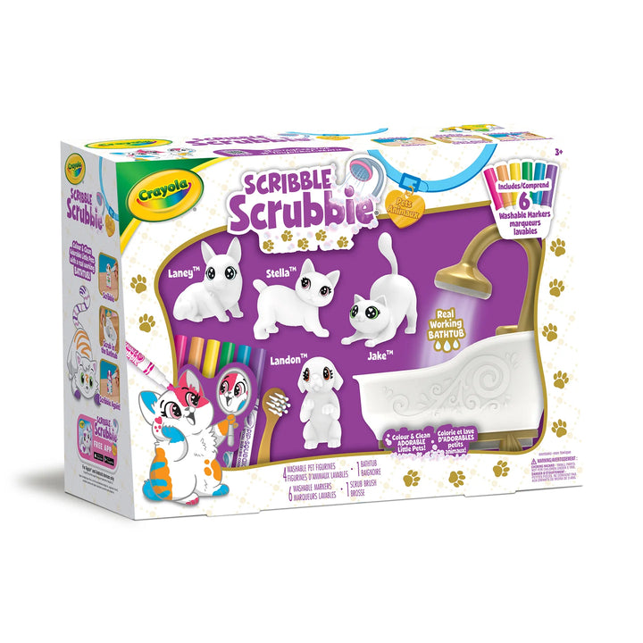 Crayola Scribble Scrubbie Pets Scrub Tub Playset