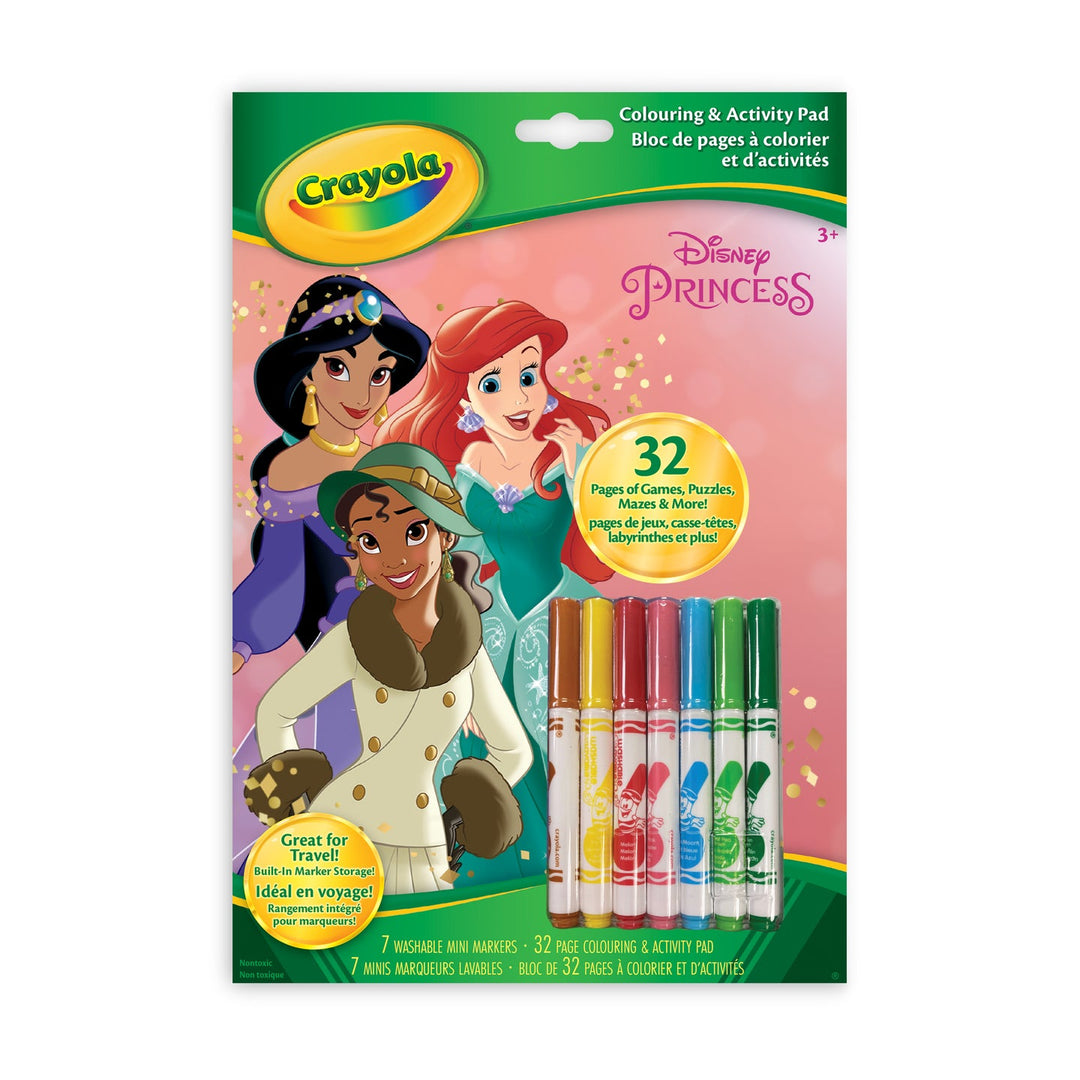 Crayola Disney Princess Colouring & Activity Pad