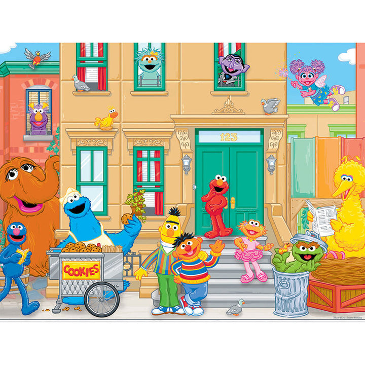 Sesame Street In The Neighborhood 36 PC  Puzzle