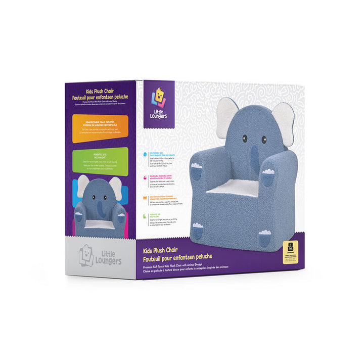 Little Loungers Plush Chair- Elephant