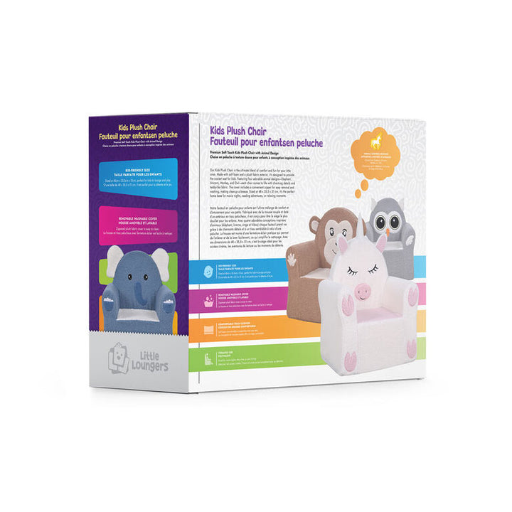 Little Loungers Plush Chair- Elephant