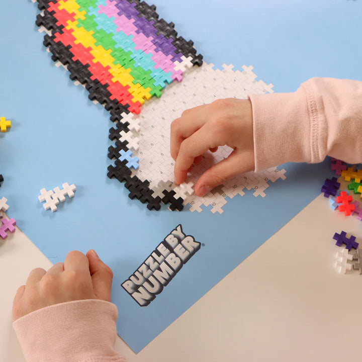 Plus-Plus Rainbow Puzzle By Number 500 Pcs