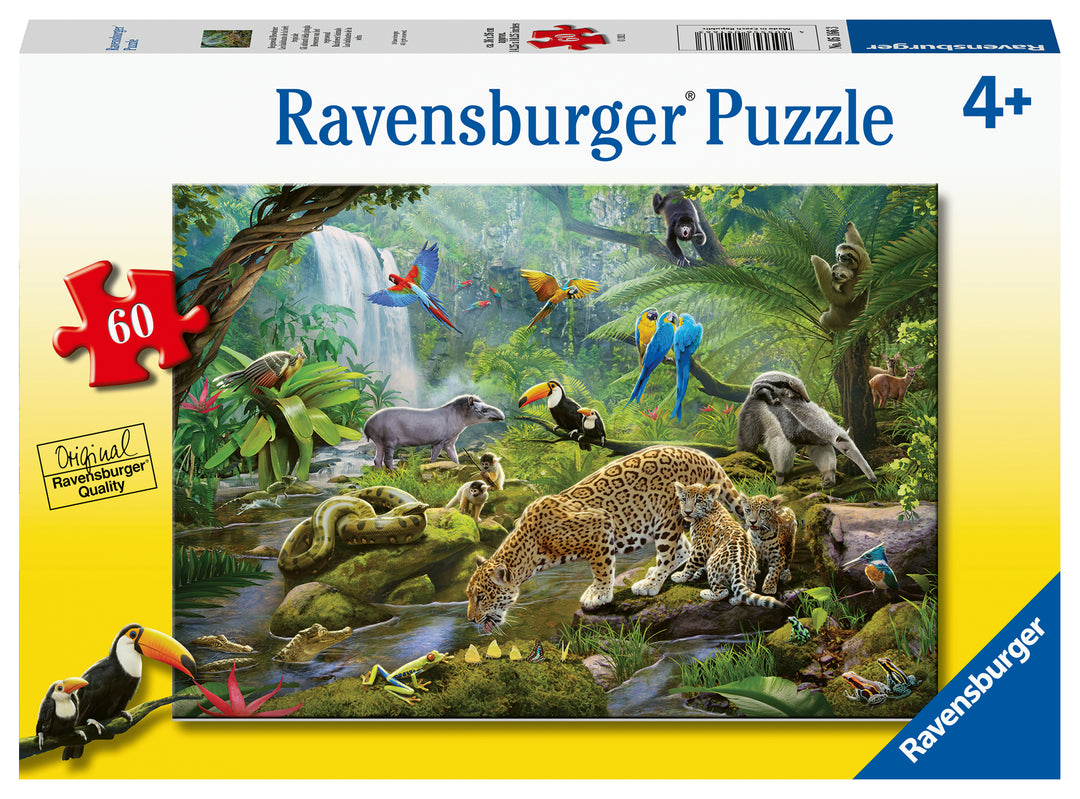 Ravensburger Rainforest Animals Jigsaw Puzzle 60pc