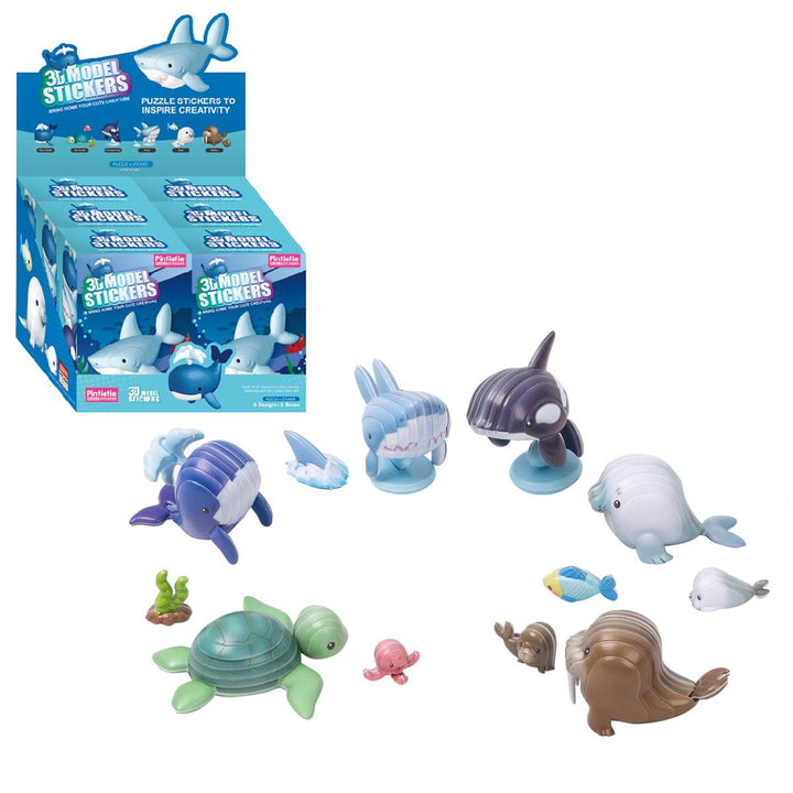 3D Sealife Sticker Puzzle Assortment