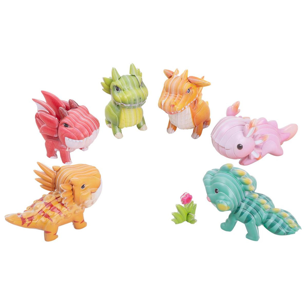 3D Reptiles Sticker Puzzle Assortment