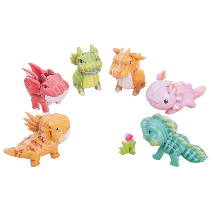 3D Reptiles Sticker Puzzle Assortment