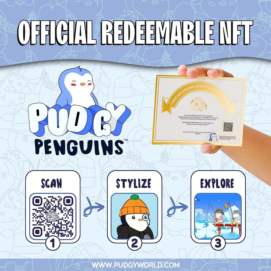 Pudgy Penguins NFT  Positive Penguin Red Forever Friend