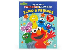 Sesame Street First Sticker By Number: Elmo & Friends