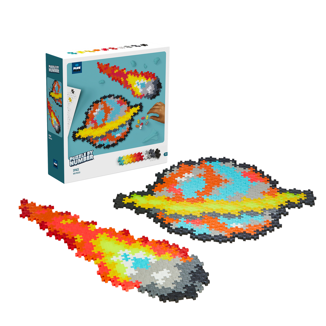 Plus-Plus Space Puzzle By Number 500 Pcs