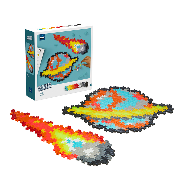 Plus-Plus Space Puzzle By Number 500 Pcs