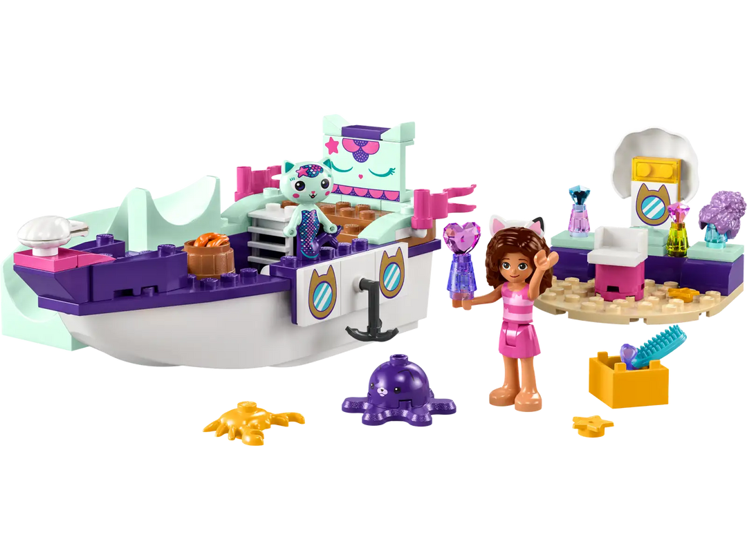 Lego Gabby's Dollhouse Gabby & MerCat's Ship & Spa