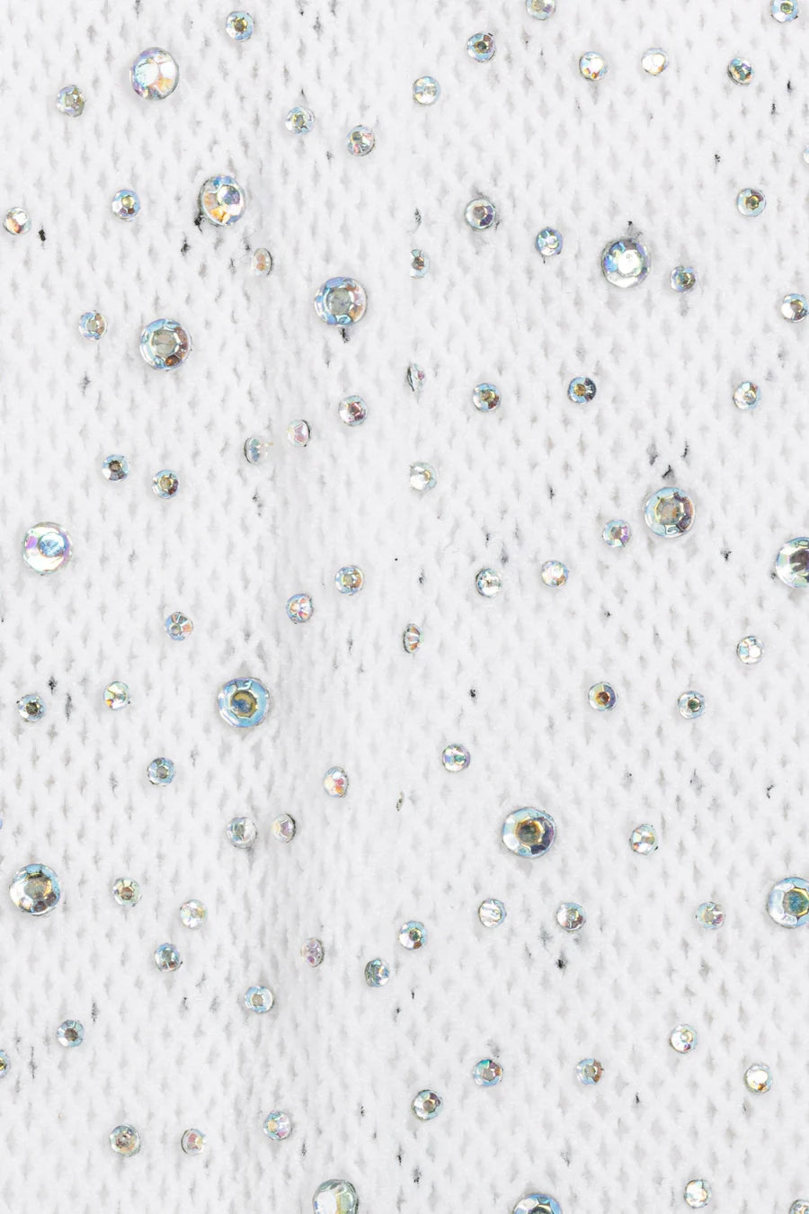 Rhinestone Tights White Size 3-8