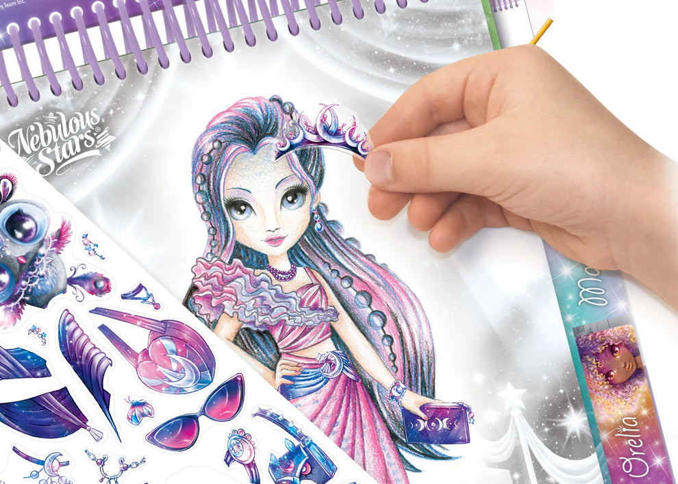 Nebulous Stars Astral Ball Fashion Sketchbook
