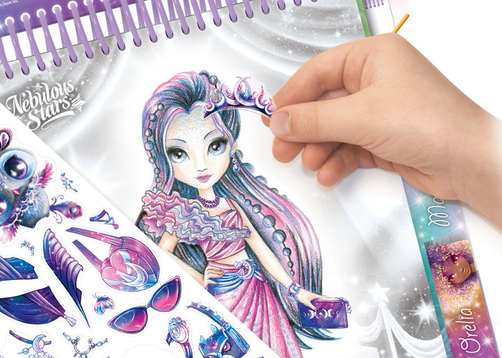 Nebulous Stars Astral Ball Fashion Sketchbook