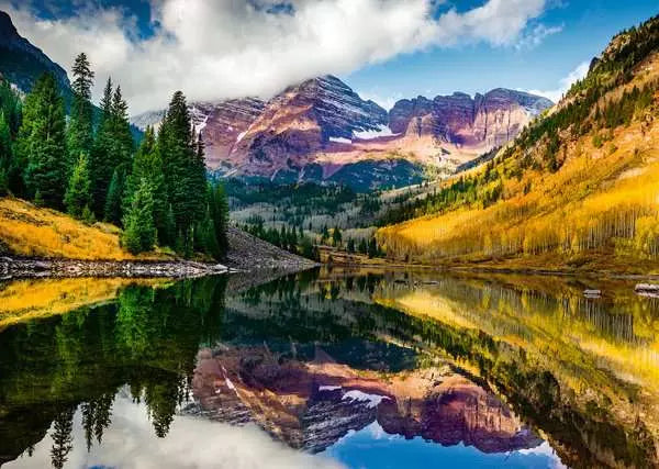Ravensburger Beautiful Mountains Aspen, Colorado 1000pc Puzzle