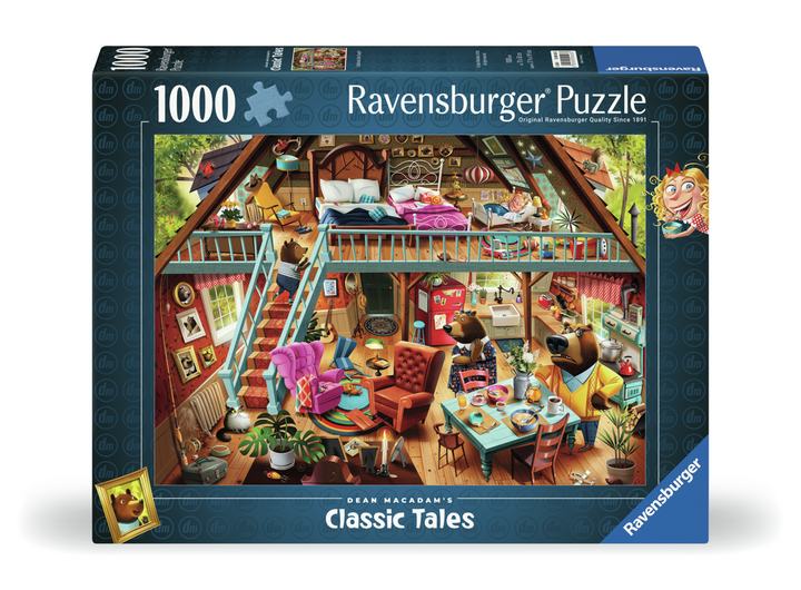 Ravensburger Goldilocks Gets Caught Jigsaw Puzzle 1000pc