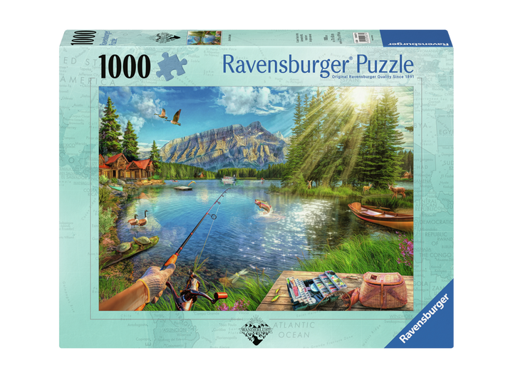 Ravensburger Life At The Lake Jigsaw Puzzle 1000pc