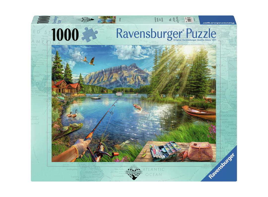 Ravensburger Life At The Lake Jigsaw Puzzle 1000pc