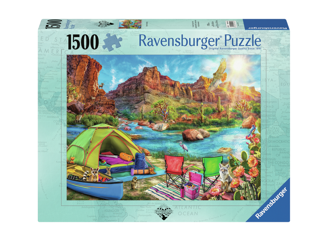 Ravensburger Canyon Camping Jigsaw Puzzle 1500pc