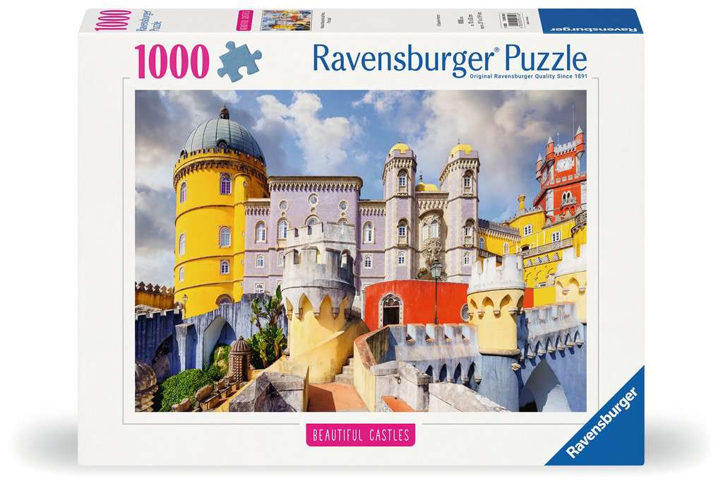 Ravensburger Palacio Nacional Da Pena Portugal 1000pc Jigsaw Puzzle
