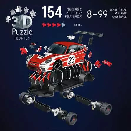 Ravensburger 3D Iconics: Porsche 911 GT Salzburg Edition