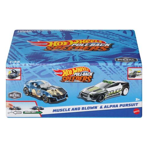 Hot Wheels - Pull-Backs 2-Pack