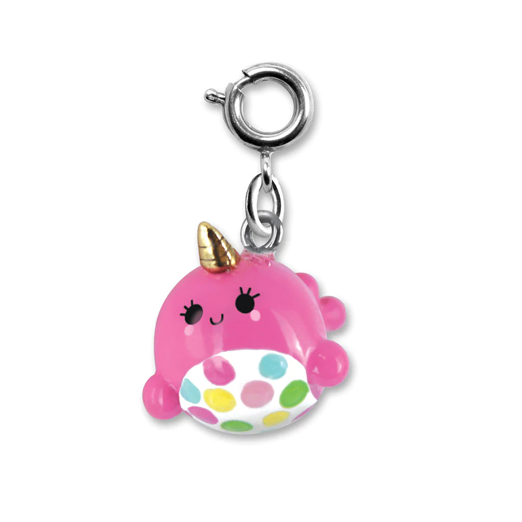 CHARM IT! Pink Narwhal Charm