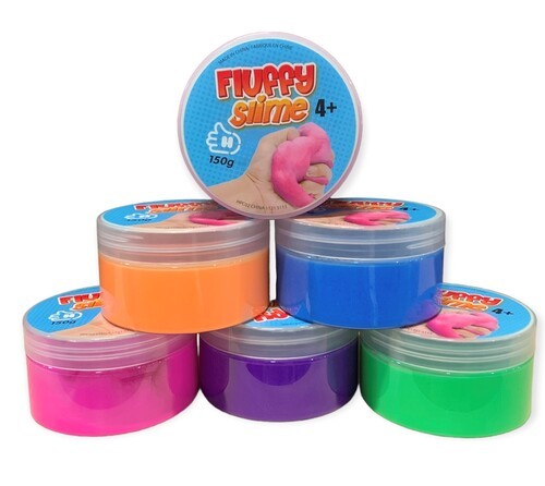 Fluffy Slime In Container