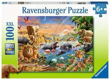 Ravensburger Savannah Jungle Waterhole Jigsaw Puzzle 100pc