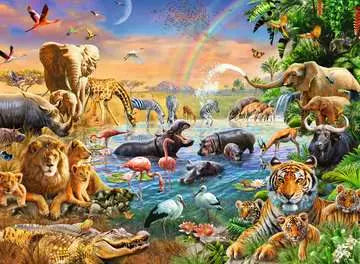 Ravensburger Savannah Jungle Waterhole Jigsaw Puzzle 100pc