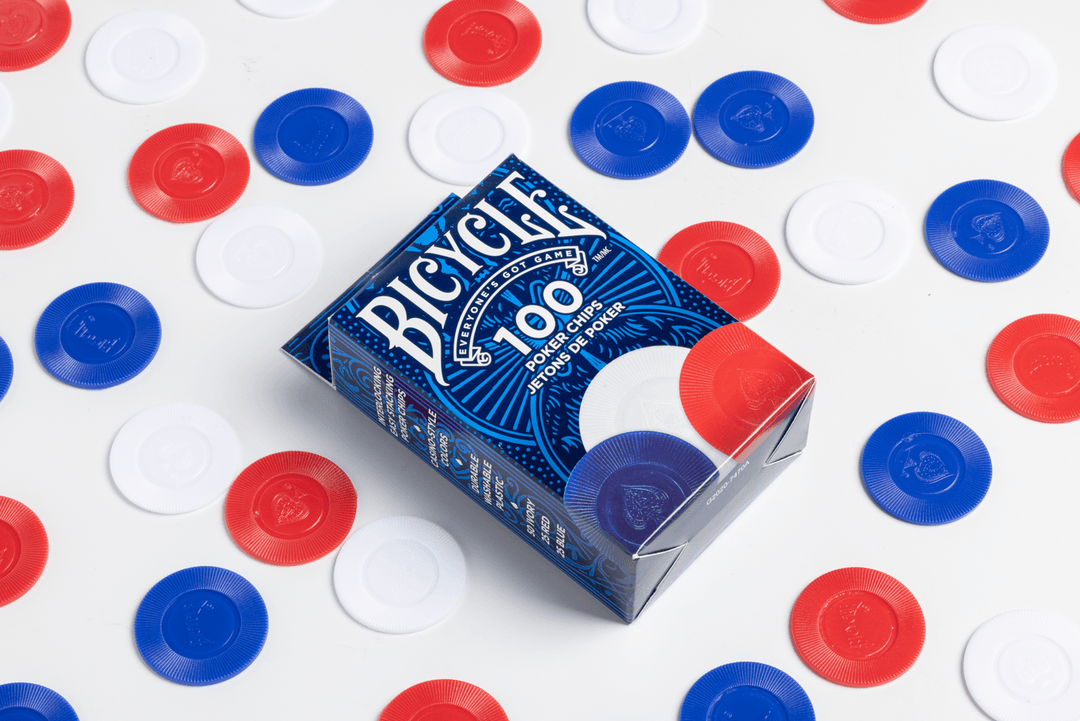 Bicycle Poker Chips 100 Count 2 Gram