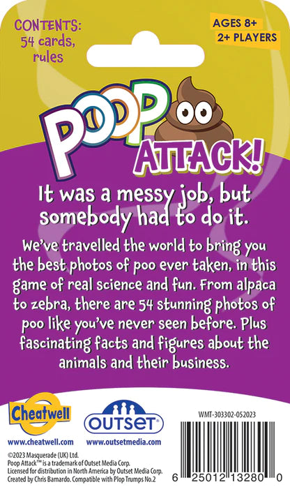 Poop Attack Card Game