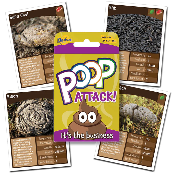 Poop Attack Card Game