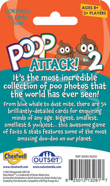 Poop Attack 2 Card Game