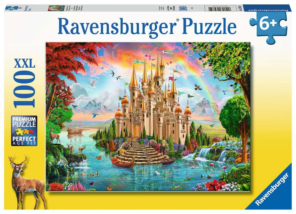 Ravensburger Rainbow Castle Jigsaw Puzzle 100pc