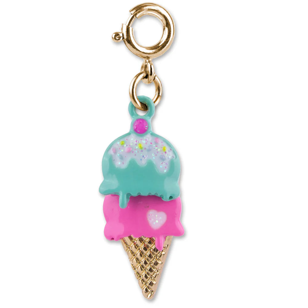 CHARM IT! Gold Swivel Ice Cream Charm