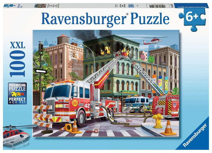 Ravensburger Fire Truck Rescue Jigsaw Puzzle 100pc