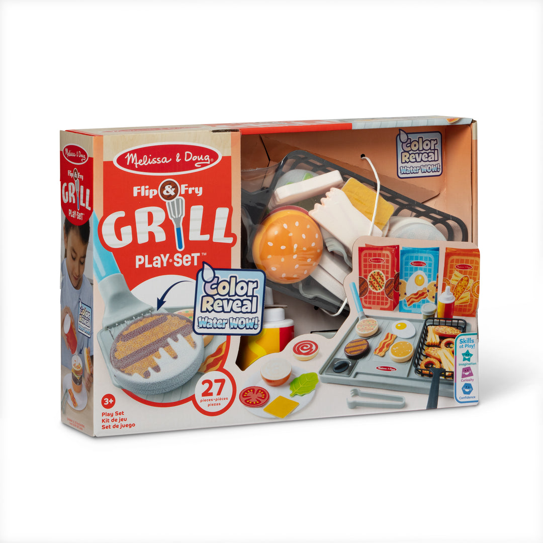 Melissa & Doug Flip & Fry Grill Play Set