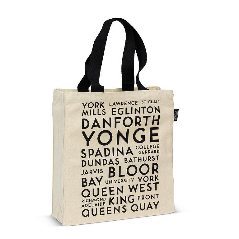 Toronto Streets Tote Bag