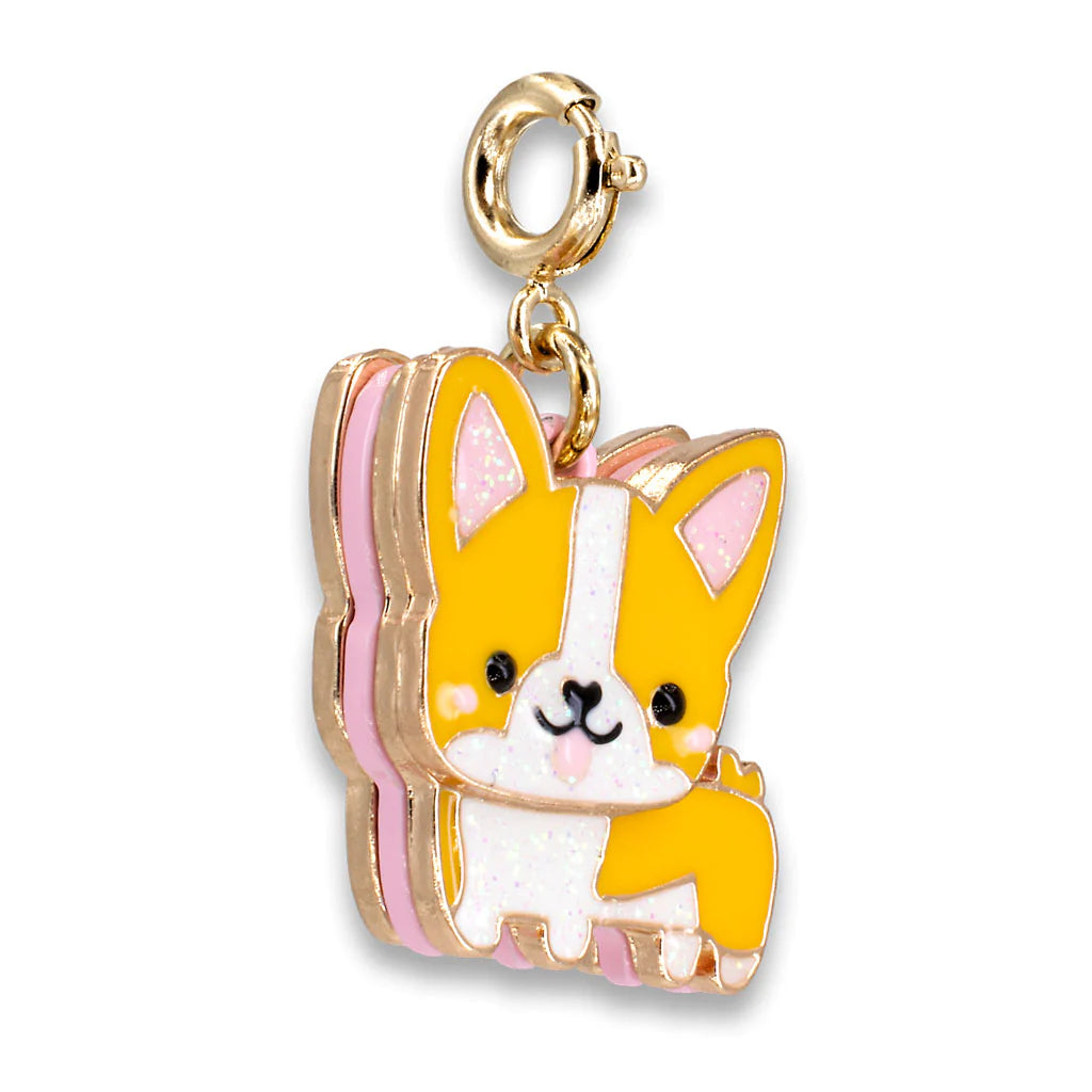 CHARM IT! Gold Corgi Charm