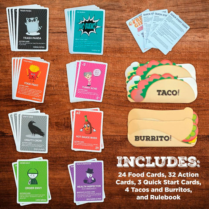 Taco vs. Burrito Card Game
