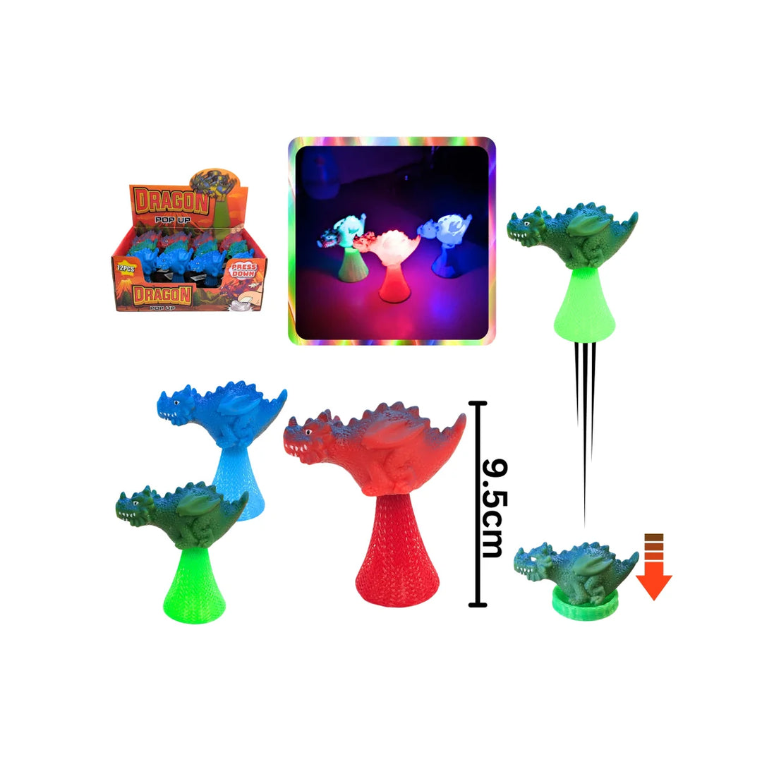 Pop Up Flashing Dragon Assortment