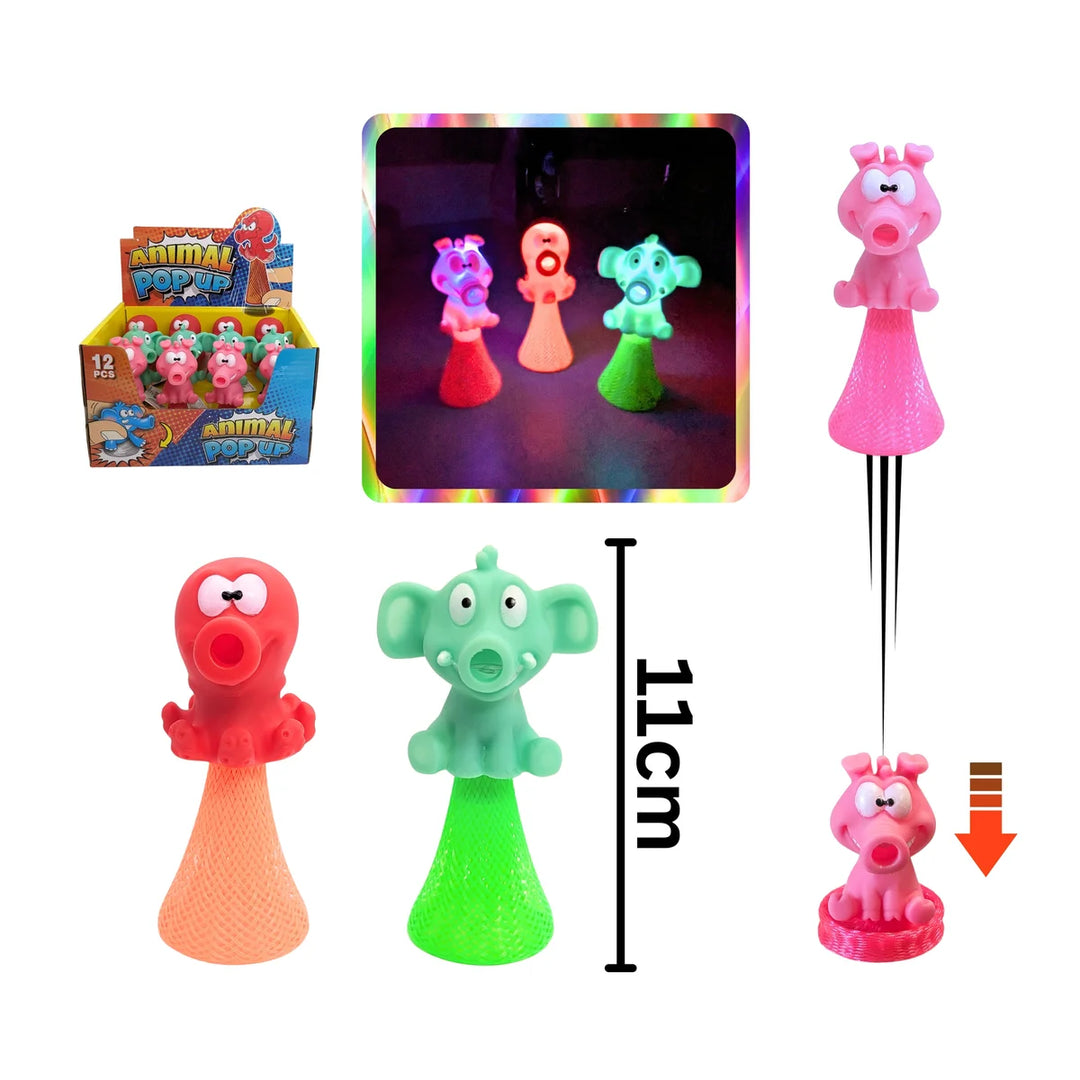 Pop Up Flashing Animal Assortment