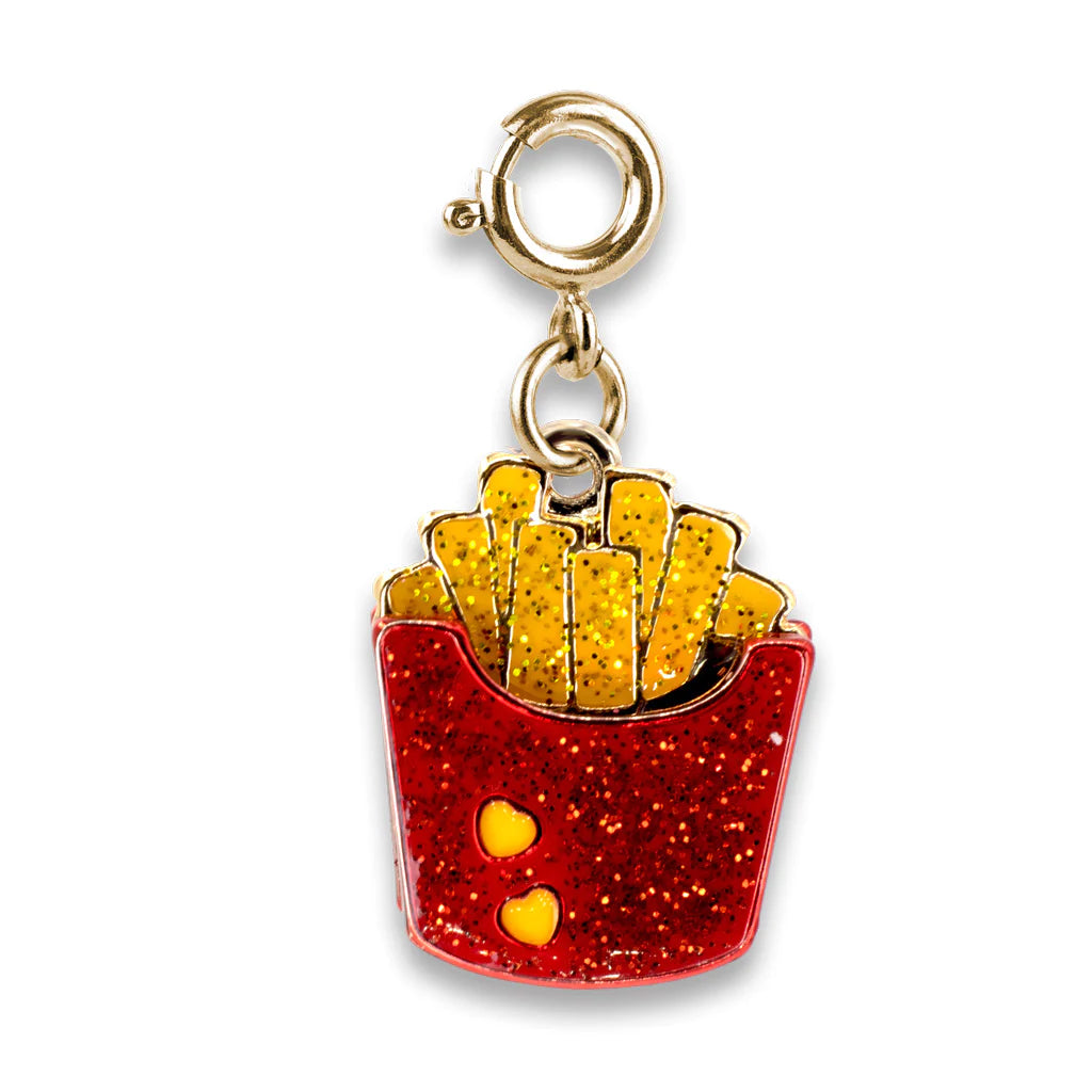 CHARM IT! Gold Glitter French Fries Charm