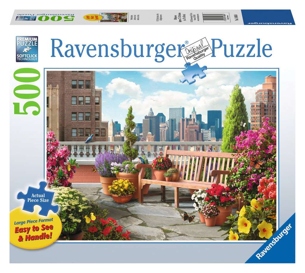 Ravensburger Rooftop Garden Jigsaw Puzzle 500pc