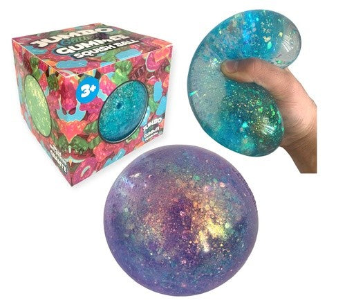Jumbo Glitter Gummee Ball 4"
