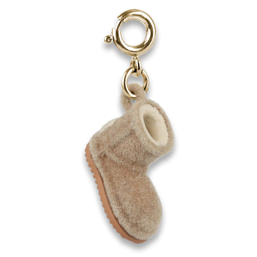 CHARM IT! Gold Furry Bootie Charm